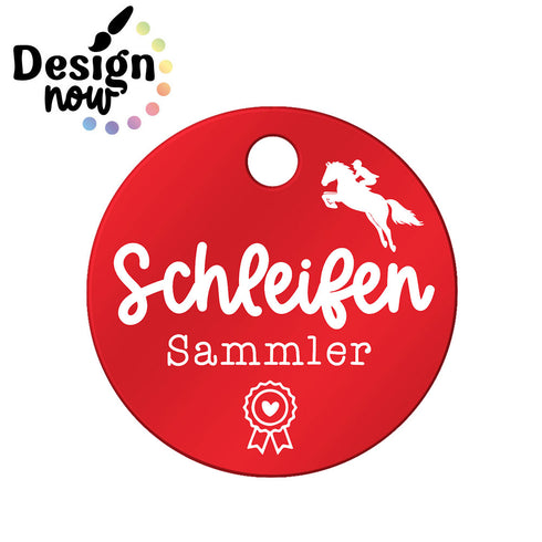 Individuelle runde Marke